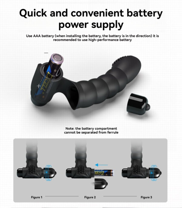 Battery installation guide for ergonomic battery-powered devices using AAA batteries for optimal performance.