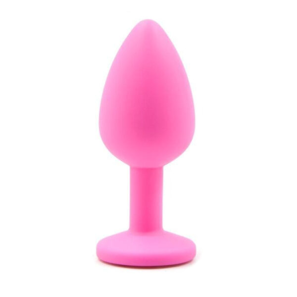 Bright pink silicone teardrop design for personal wellness and intimate experiences.