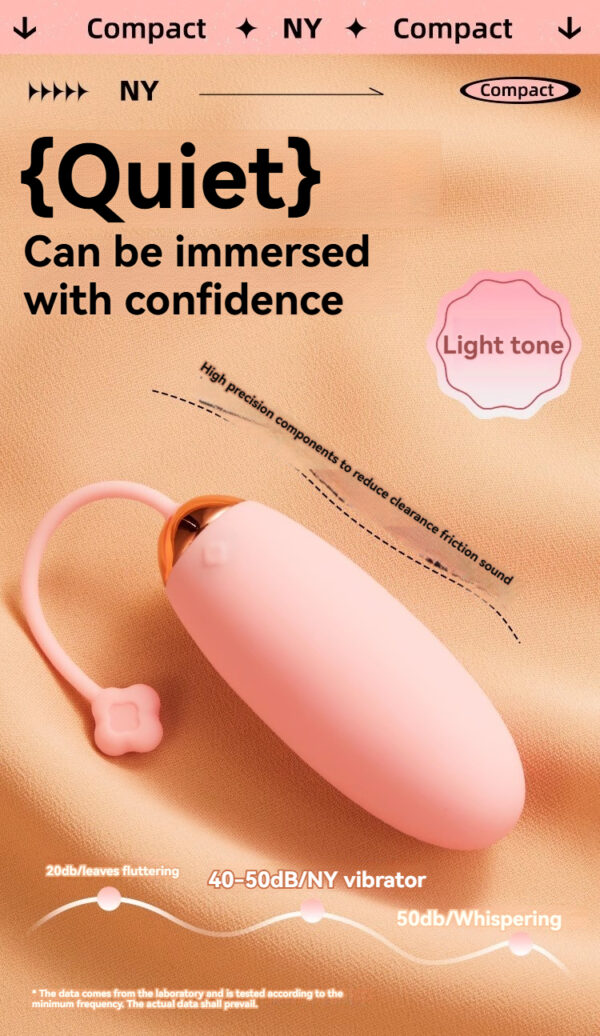 Sleek pink vibrator designed for discreet pleasure, featuring quiet operation and compact portability.