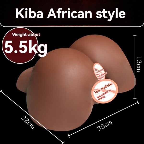 Realistic Kiba African style anatomical model for education and professional use.