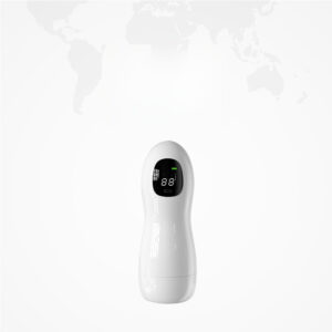 Sleek modern thermometer for health monitoring, designed for comfort and advanced functionality.