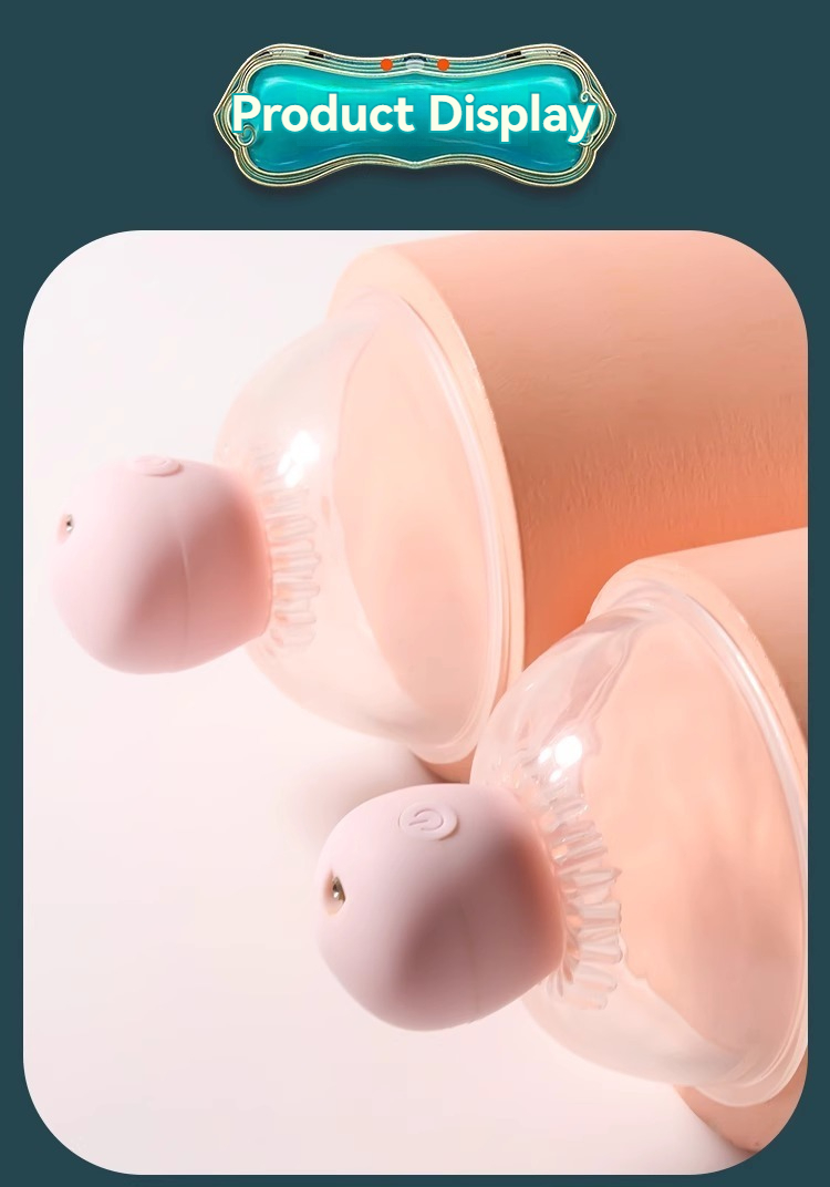 Modern breast pump components in soft pink with transparent design, perfect for new parents.