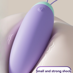 Elegant small lavender vibrator, waterproof and silent for discreet pleasure experiences.