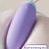 Elegant small lavender vibrator, waterproof and silent for discreet pleasure experiences.