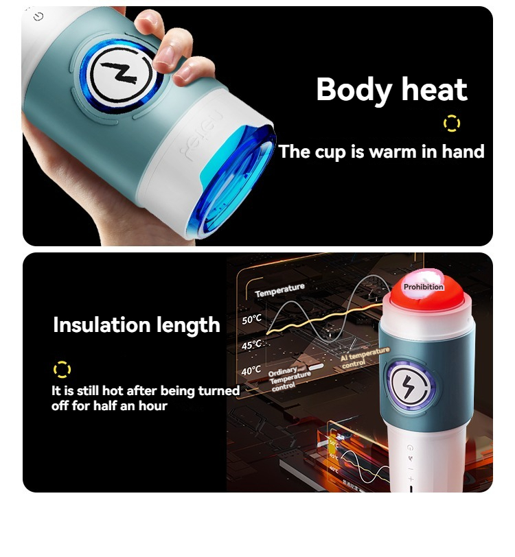 Innovative smart insulated cup with ergonomic design and advanced heat retention technology.