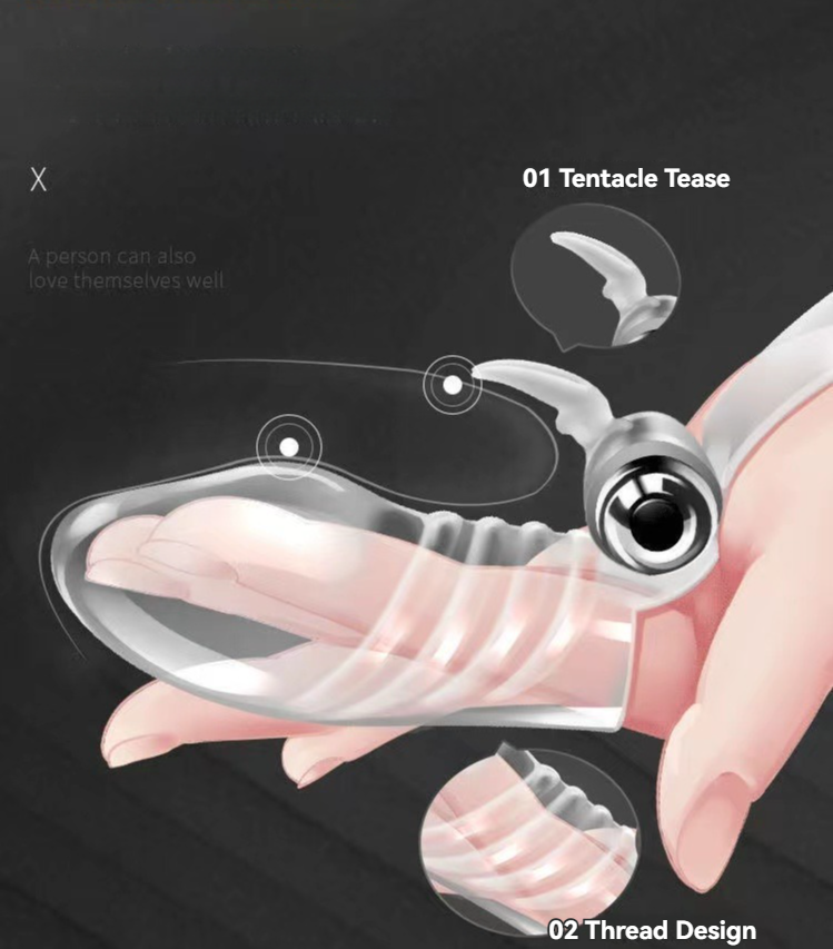 Modern tentacle tease massager with ergonomic design for enhanced self-pleasure and exploration.