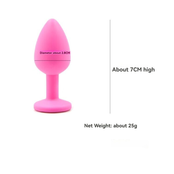 Vibrant pink silicone cup designed for personal use, lightweight and portable at 25 grams.