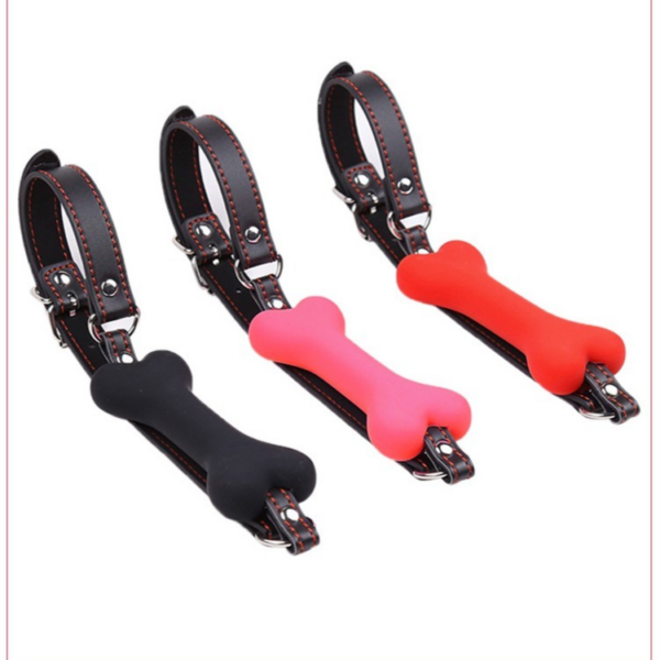 Stylish dog leashes with colorful silicone handles in black, pink, and red for playful walks.